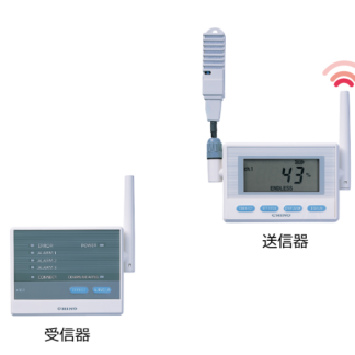 監視機能付き無線ロガー（受信器USB接続対応）