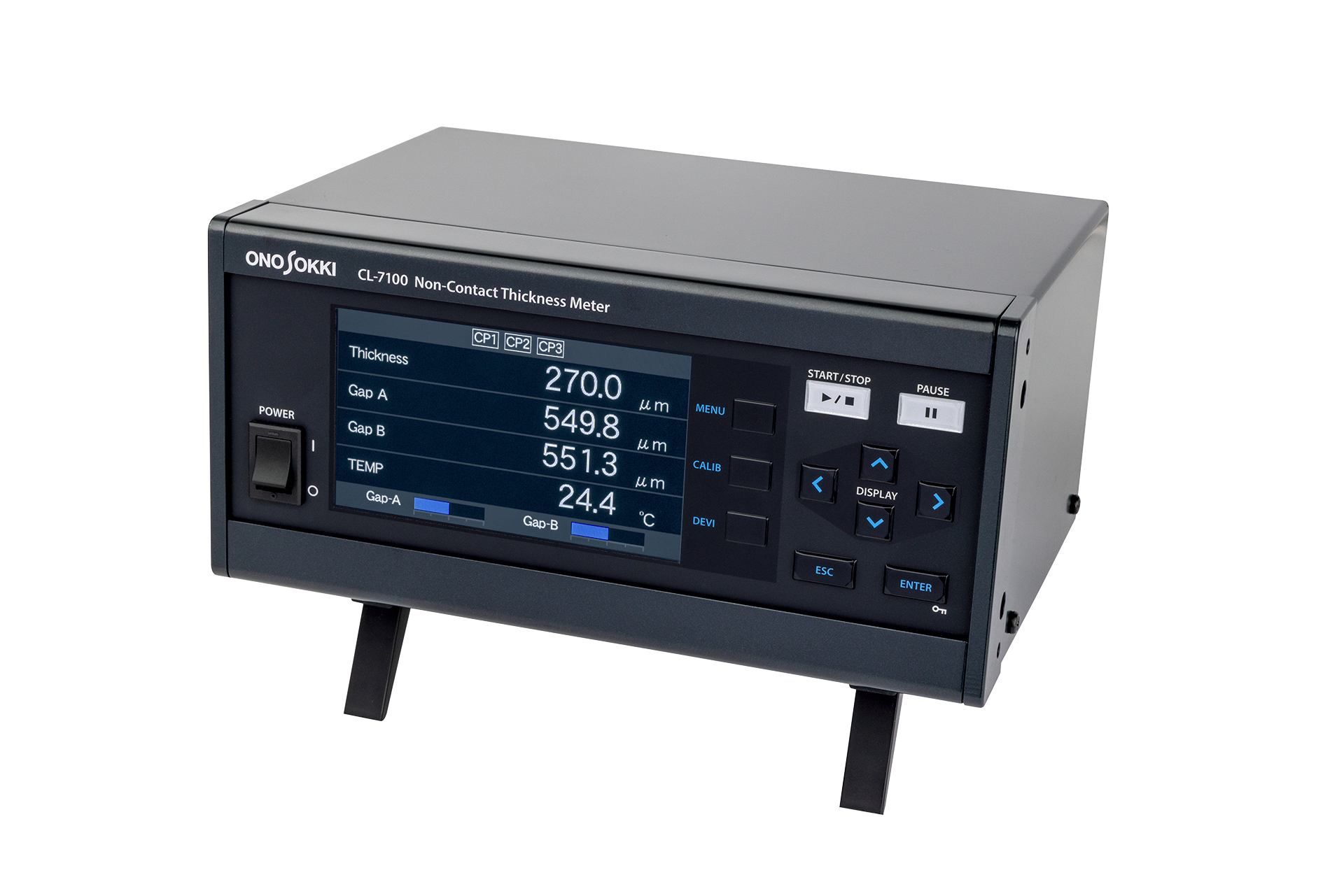 静電容量式非接触厚さ計